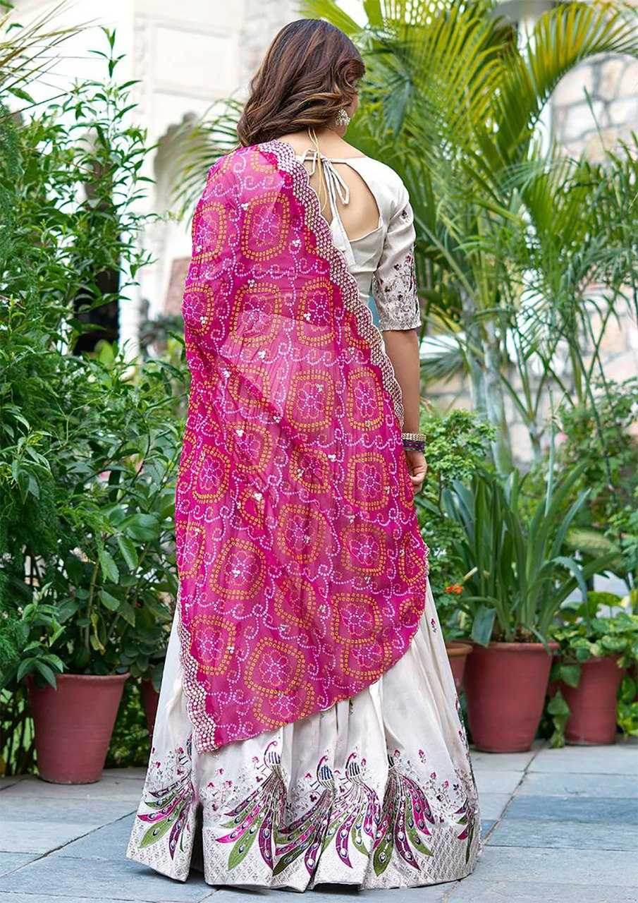 Chinon Embroidered Lehenga - MYLUXURY LANE ENTERPRISE